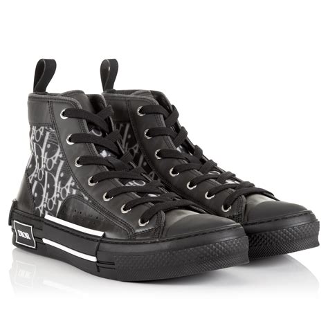 dior sneakers black high top|Dior high top sneakers sale.